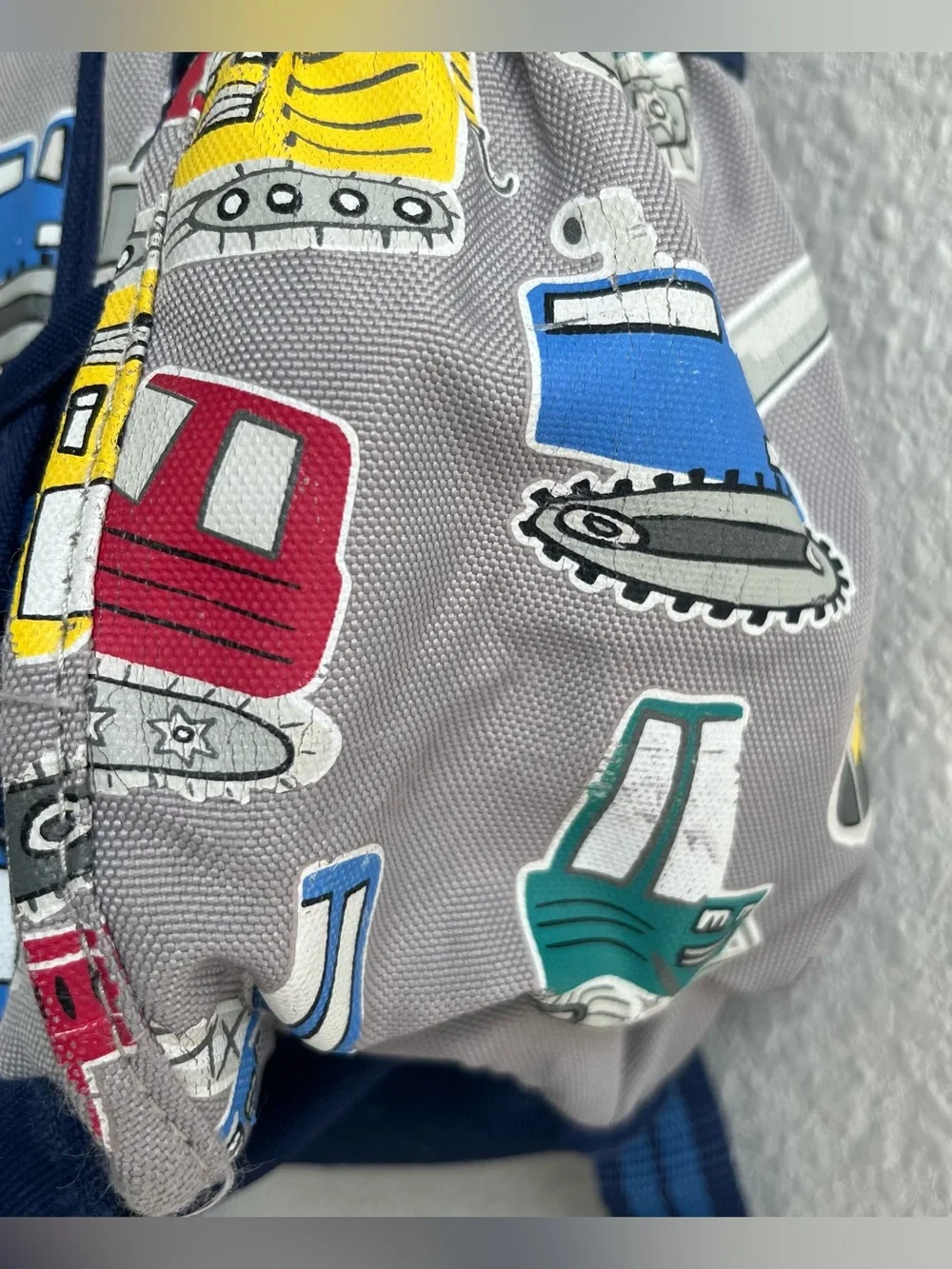 Pottery Barn Kids Jax construction glow-in-the-dark Mackenzie backpack small